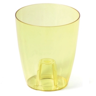 Coubi transparent pot – yellow