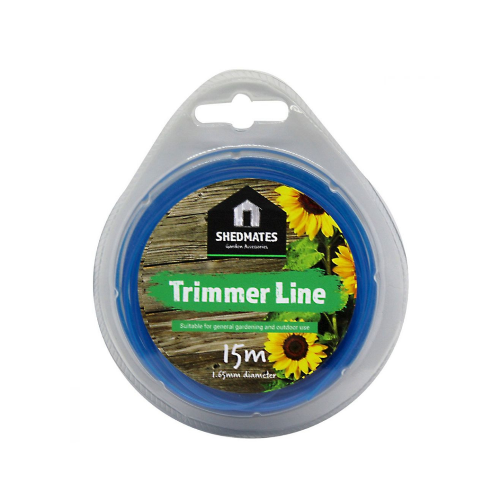 Shedmates TRIMMER LINE WIRE 3mm x 15m HEAVY DUTY GARDEN HEDGE GRASS STRIMMER REFILL REEL