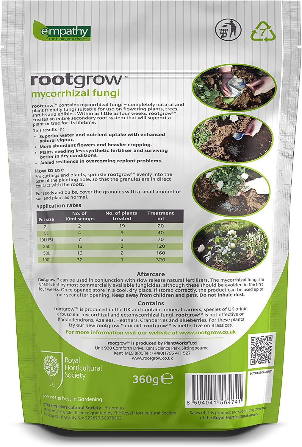 Empathy rootgrow mycorrhizal fungi