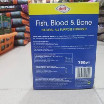Doff Fish Blood & Bone Natural All Purpose Fertiliser 750g