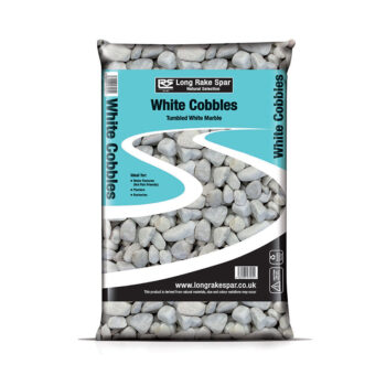 White Cobbles | 20kg | Aggregates, Garden Pebbles, Garden Chippings, Driveway Stones/Sealer